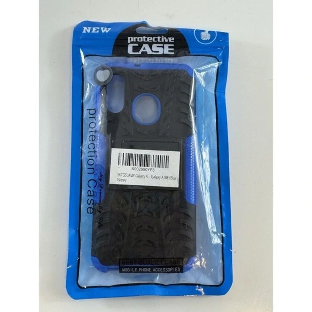 Samsung Galaxy A10E‎ Protective Case Rugged Armor Cover Blue Black 70-08